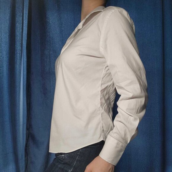 Vintage 90s designer perfect classy white button-up shirt - Picture 4 of 8